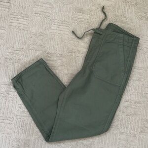 J. Crew Tie-waist camp pant, Size Small
